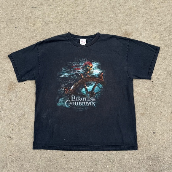 Vintage Pirates Of The Caribbean Promo T-Shirt / Disney / XL - Picture 1 of 7